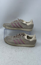 Load image into Gallery viewer, Adidas Womens Gazelle IE3899 Gray Purple Lace-Up Sneaker Shoes Size 6 1/2
