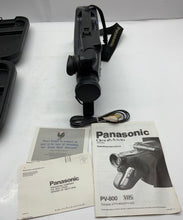 Load image into Gallery viewer, Panasonic PV-800 Black OmniMovie VHS 12X Zoom Video Camcorder Not Tested
