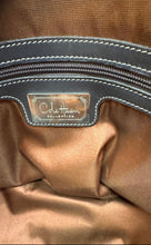 Load image into Gallery viewer, Cole Haan Mens Black Leather Inner Pockets Double Handle Laptop Case Briefcase
