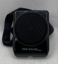 Load image into Gallery viewer, New Online N74 Black Out Personal Mic Power Jack Speaker With Adjustable Strap
