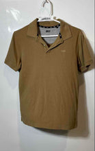 Load image into Gallery viewer, DKNY Mens Brown Short Sleeve Regular Fit Collared Golf Polo Shirt Size S
