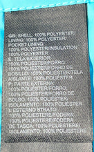 Load image into Gallery viewer, The North Face Girls Turquoise Long Sleeve Full-Zip Puffer Jacket Size 14/16
