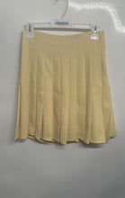 Load image into Gallery viewer, Zara Womens Yellow Side Zip Short Tennis Pleated Skirt Size Small
