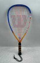 Load image into Gallery viewer, Wilson Crushing Force Power Strings Orange Blue Professional Racquetball Racquet
