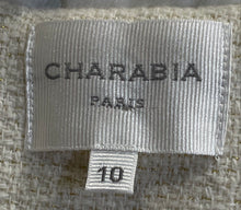 Load image into Gallery viewer, Charabia Girls Beige Long Sleeve Pockets Hooded Front Snap Coat Size 10

