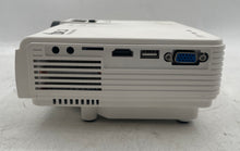Load image into Gallery viewer, DR. J Professional HI-04 White Portable Mini Outdoor Movie Projector Not Tested
