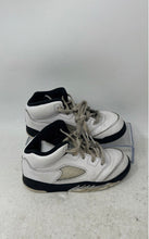 Load image into Gallery viewer, Nike Unisex Baby Air Jordan 5 440890-110 White Black Sneaker Shoes Size 10C
