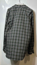 Load image into Gallery viewer, Old Navy Mens Multicolor Plaid Go-Dry Slim Fit Pro Signature Dress Shirt Size L
