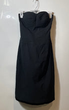 Load image into Gallery viewer, Express Womens Black Sleeveless Knee-Length Side Zip Sheath Dress Size 5/6
