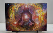 Load image into Gallery viewer, Cosmic Nebula Nirvana Chakra Multicolor Artwork Square Framed Print
