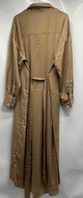 Load image into Gallery viewer, Banana Republic Womens Brown Satin Long Sleeve Collared Shirt Dress Size XL
