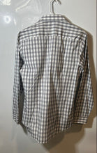 Load image into Gallery viewer, Kenneth Cole Reaction Mens White Plaid Long Sleeve Dress Shirt Size 15 32/33
