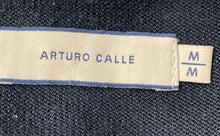Load image into Gallery viewer, Arturo Calle Mens Navy Blue Long Sleeve V-Neck Pullover Sweater Size Medium
