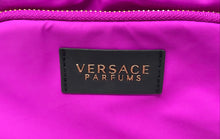 Load image into Gallery viewer, Versace Parfums Womens Purple Double Handle Pockets Lined Drawstring Tote Bag
