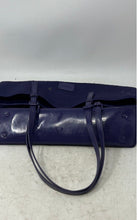 Load image into Gallery viewer, Michael Kors Womens Jet Set Purple Monogram Print Bottom Studs Shoulder Tote Bag
