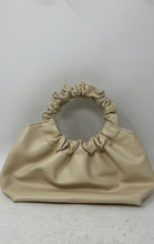 Load image into Gallery viewer, Abercrombie &amp; Fitch Womens Cream Leather Top Handle Handbag
