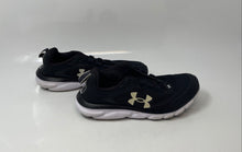 Load image into Gallery viewer, Under Armour Womens Charged Assert 9 3024591 Black And White Sneakers Shoes Sz 6
