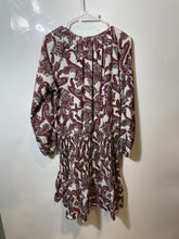 Load image into Gallery viewer, Michael Kors Womens Multicolor Paisley Print Long Sleeve Fit &amp; Flare Dress Sz L

