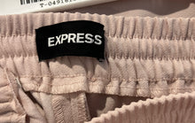 Load image into Gallery viewer, Express Womens Pink Mid Rise Drawstring Pockets Elastic Waist Ankle Pants Size M
