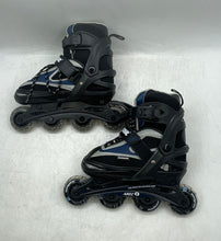 Load image into Gallery viewer, Mongoose Kids Black ABEC 5 Light Speed Max Size Wheels 64MM Inline Skates Sz 1-4
