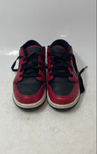 Load image into Gallery viewer, Nike Kids Air Jordan 1 Low 553560-605 Red Black Lace-Up Sneaker Shoes Size 4Y
