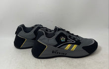 Load image into Gallery viewer, Knar Mens Gray Black Round Toe Low Top Boa Sneaker Shoes Size EUR 46

