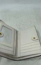 Load image into Gallery viewer, Michael Kors Womens White Pebbled Leather Inner Divider ID Window Bifold Wallet
