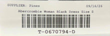 Load image into Gallery viewer, Abercrombie &amp; Fitch Womens Black Strapless Mini Dress Size Small With Tag
