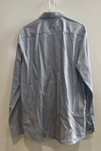 Load image into Gallery viewer, Hugo Boss Mens Gray Organic Cotton Casual Fit Collared Dress Shirt Size L 16.5
