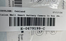 Load image into Gallery viewer, Vision Well CG65 Black Smart Battery Security Camera With Box Not Tested
