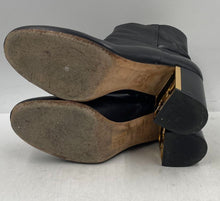 Load image into Gallery viewer, Authentic Tory Burch Womens Gigi Black Leather Ankle Booties Size 8.5M Damaged

