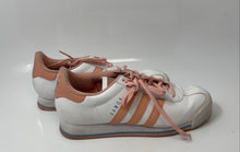 Load image into Gallery viewer, Adidas Womens Samoa C77055 White Orange Low Top Lace-Up Sneaker Shoes Size 8
