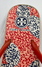 Load image into Gallery viewer, Authentic Tory Burch Womens Red Printed Flip-Flop Sandals Size 6-7 Worn
