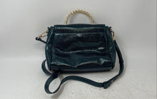 Load image into Gallery viewer, INC International Concepts Womens Emiliee Green Sparkling Turn Lock Satchel Bag
