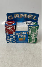 Load image into Gallery viewer, Camel Cigarette Las Vegas Nevada Casino Buy 2 Get 2 Stacks Of Chips In Box

