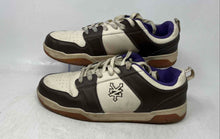 Load image into Gallery viewer, Zoo York Mens Hundred White Brown Leather Lace-Up Sneaker Shoes Size 10.5
