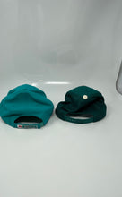 Load image into Gallery viewer, Lot Of 2 Assorted Mens Turquoise Orange NFL Miami Dolphins Baseball Caps
