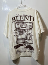 Load image into Gallery viewer, Bershka Mens White Short Sleeve Crew Neck Regular Fit Graphic T-Shirt Size M

