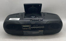 Load image into Gallery viewer, Sony CFD-19 Black Portable CD Radio Cassette-Corder Boombox Untested
