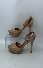 Load image into Gallery viewer, Steve Madden Womens Beige Open Toe Stiletto High Platform Heels Size 5.5M
