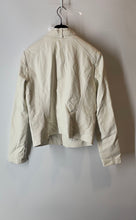 Load image into Gallery viewer, Guess Womens White Long Sleeve Pockets Full-Zip Jacket Size Large
