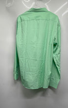 Load image into Gallery viewer, Classic Collection Italy Mens Green Long Sleeve Collared Button-Up Shirt Size L
