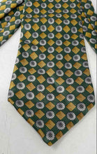 Load image into Gallery viewer, Lanvin Paris Mens Multicolor Geometric Print Silk Adjustable Formal Designer Tie
