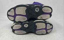 Load image into Gallery viewer, Nike Boys Air Jordan 13 FD4648-501 Purple Black Lace-Up Sneakers Shoes Size 3Y
