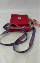 Load image into Gallery viewer, Kipling Womens Eldorado Red Charm Outer Pocket Adjustable Strap Crossbody Bag
