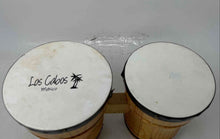 Load image into Gallery viewer, Set Of 2 Pcs Los Cabos Mexico Percussion Brown Lightweight Bongo Drums
