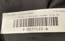 Load image into Gallery viewer, Loft Womens Gray Printed Pockets Long Sleeve Cropped Jacket Size XS
