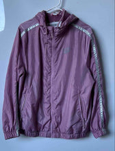Load image into Gallery viewer, Reebok Womens Purple Long Sleeve Full- Zip Sports Windbreaker Jacket Size L/G
