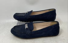 Load image into Gallery viewer, Cole Haan Womens Navy Suede Round Toe Slip-On Driving Loafer Shoes Size 6 B
