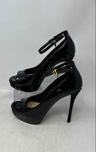 Load image into Gallery viewer, Thalia Sodi Womens libbie Black Leather Ankle Strap Stiletto Pump Heels Size 8
